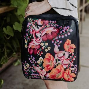 Anuschka genuine leather bag, hand painted